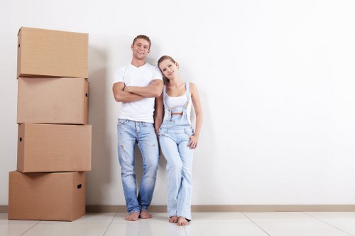 Local man and van moving service in Belsize Park near residential flats