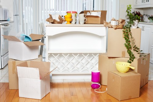 House removal service supporting a family move in Belsize Park