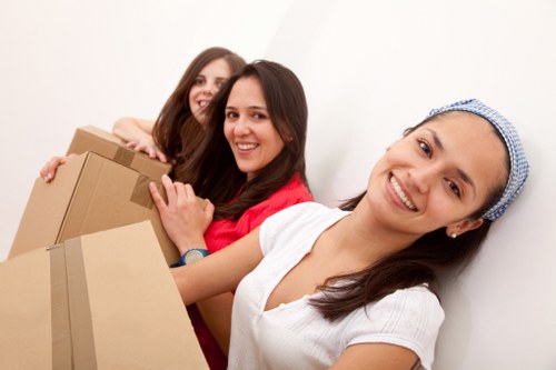 Packing and loading service for a flat relocation in Belsize Park